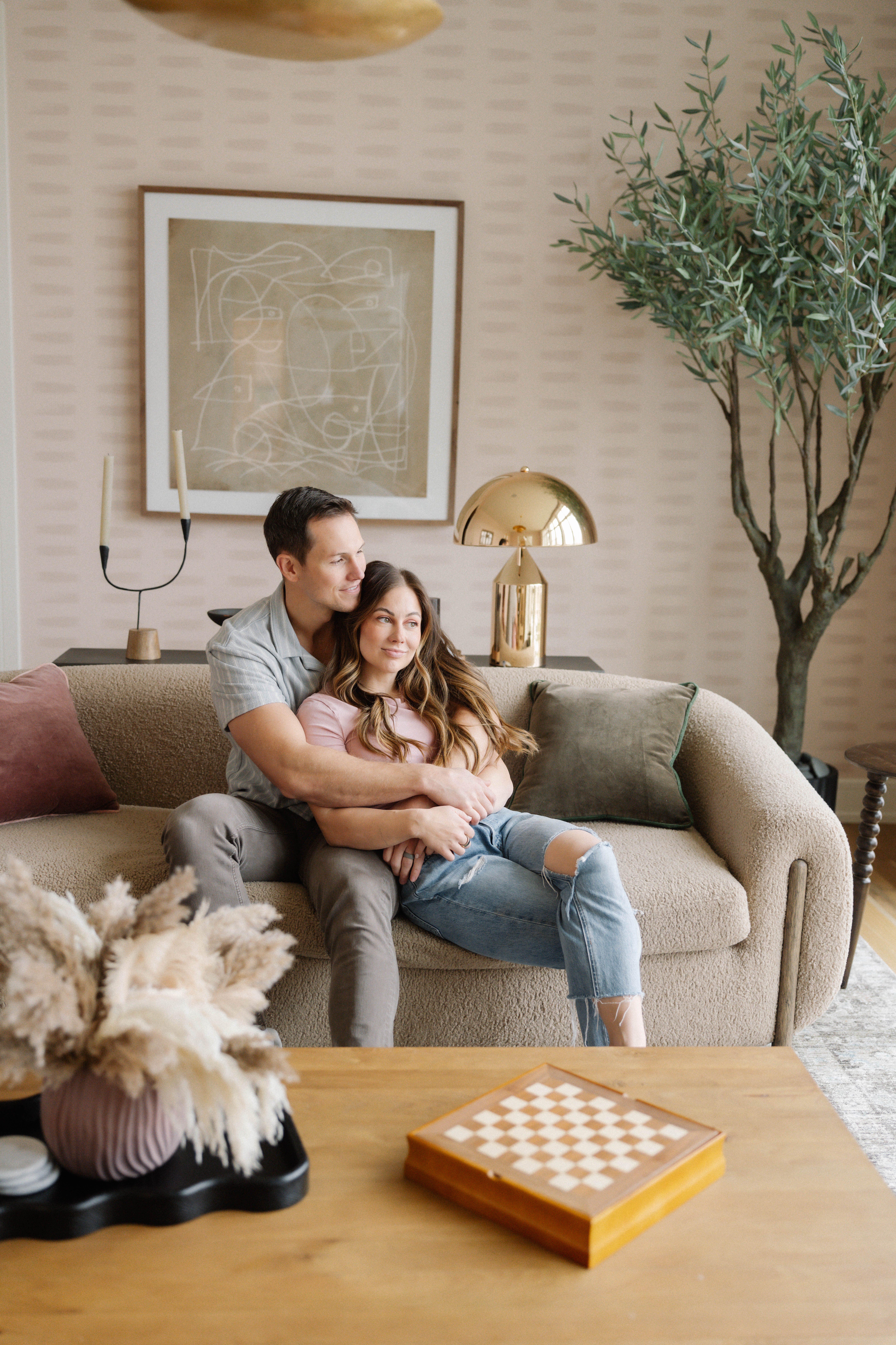 Shawn Johnson East and Andrew East